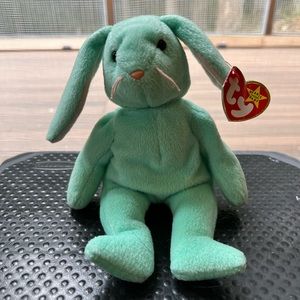 Rare Ty Beanie Baby Hippity  Bunny mint Rabbit